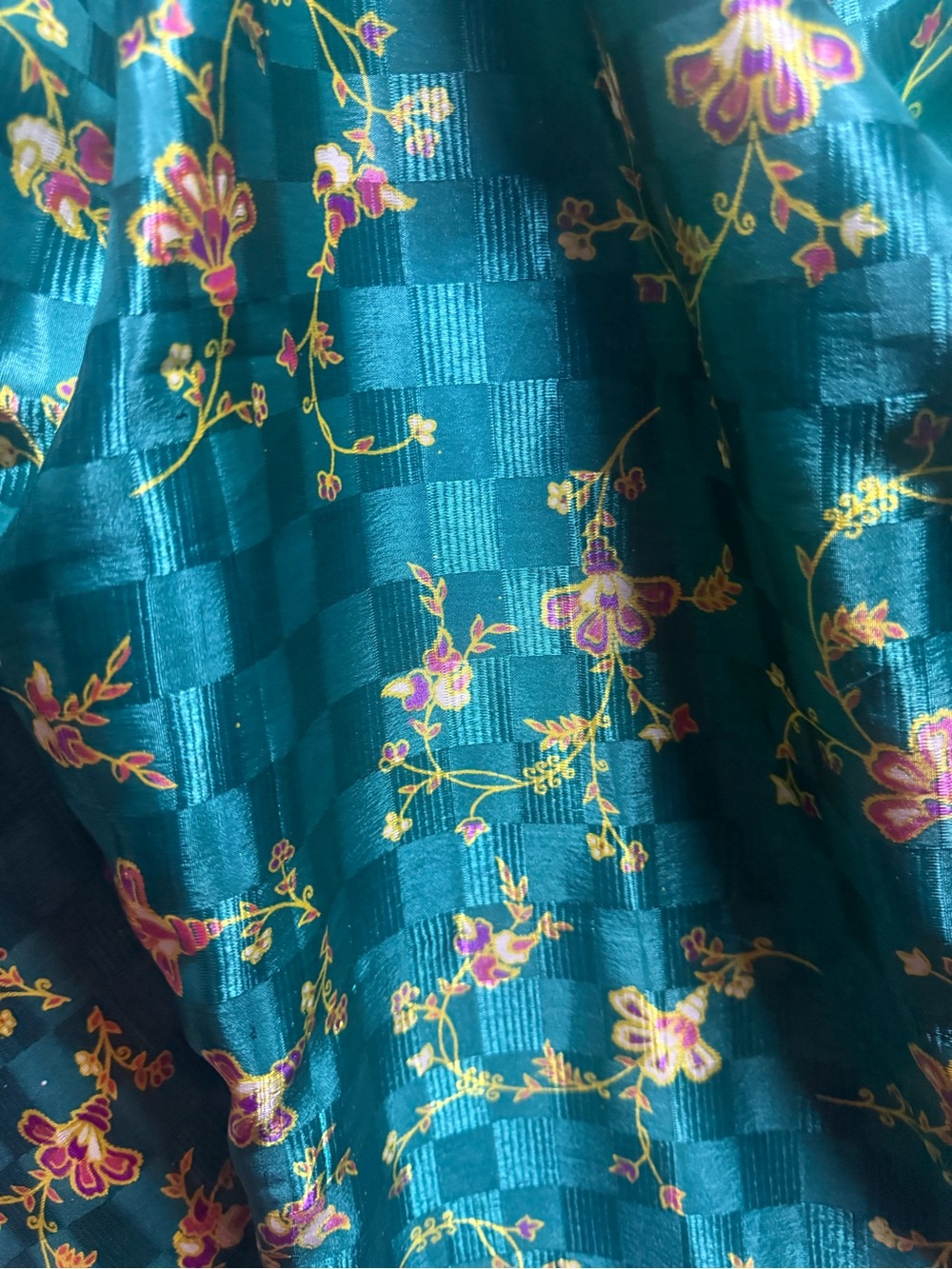 Vintage fabric 4 yards SO NICE!!!